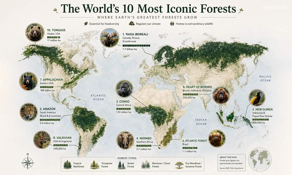 How Do We Rank the World's Largest Forests?