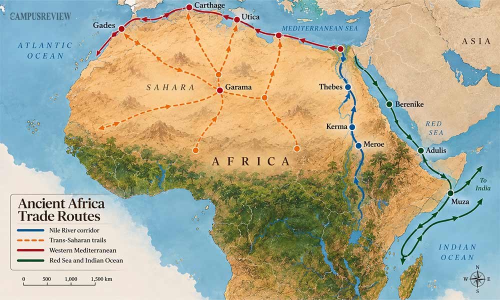 Ancient Africa Trade Routes