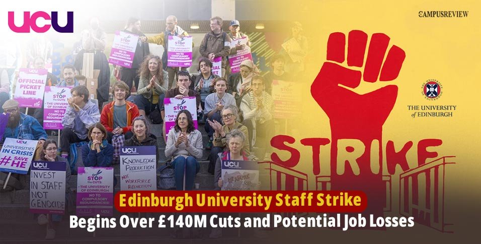 Edinburgh University Staff Strike Begins Over £140M Cuts and Potential Job Losses