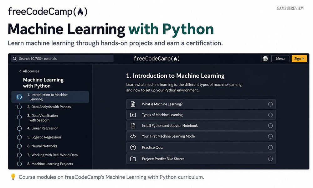 freeCodeCamp: Machine Learning with Python
