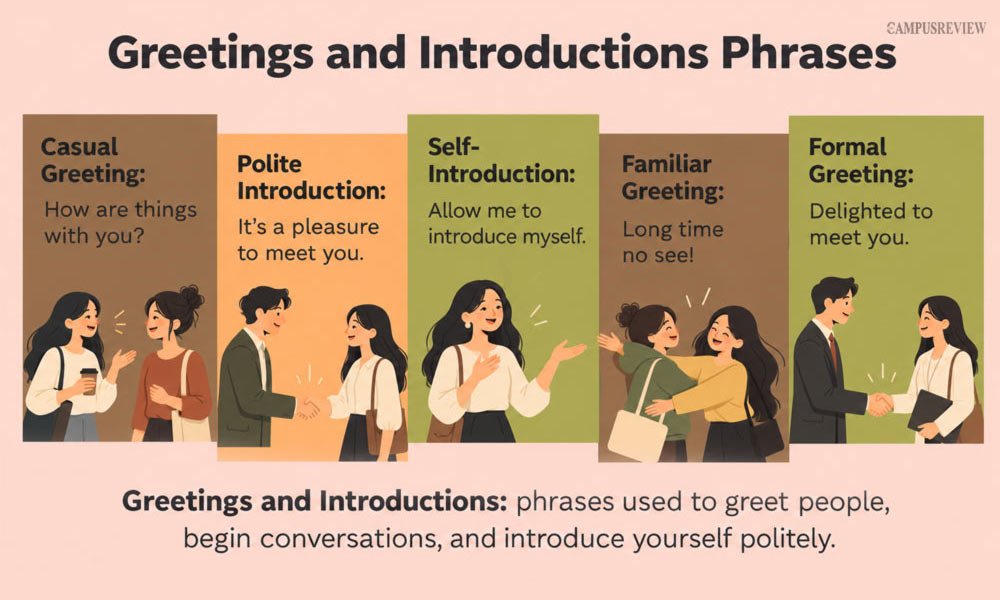 Greetings and Introductions