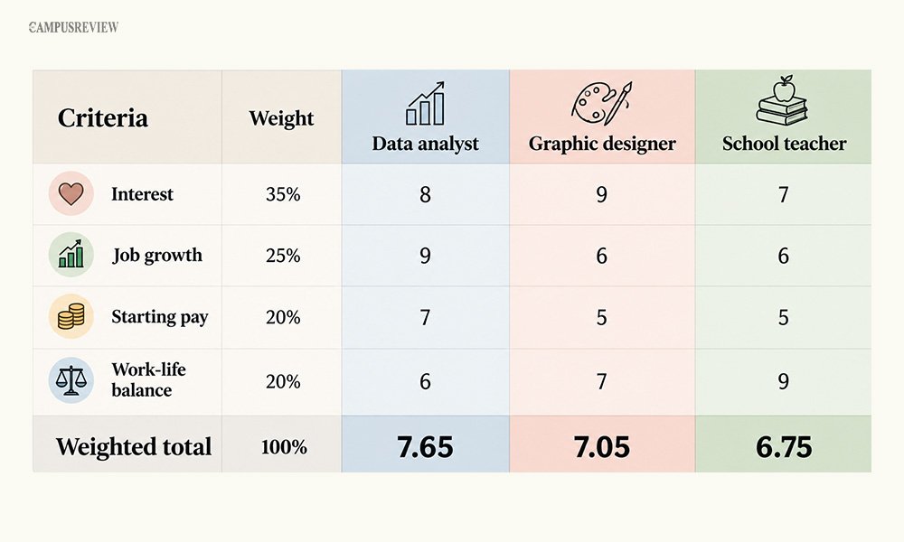Score Your Options and Decide