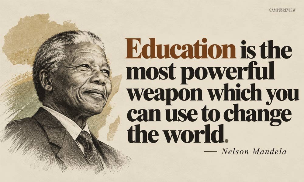 Education is the most powerful weapon which you can use to change the world.