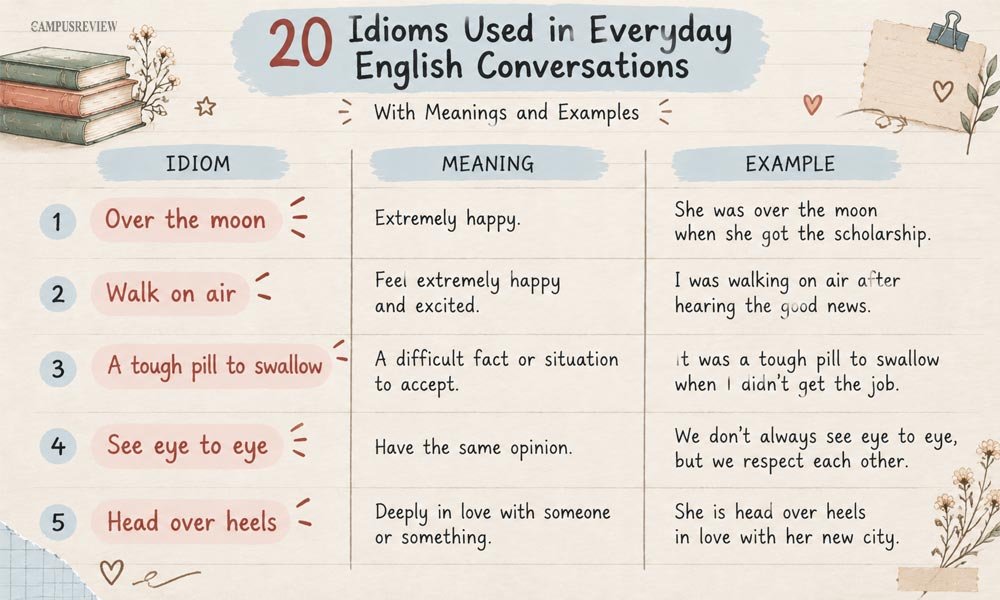 20 Idioms Used in Everyday English Conversations