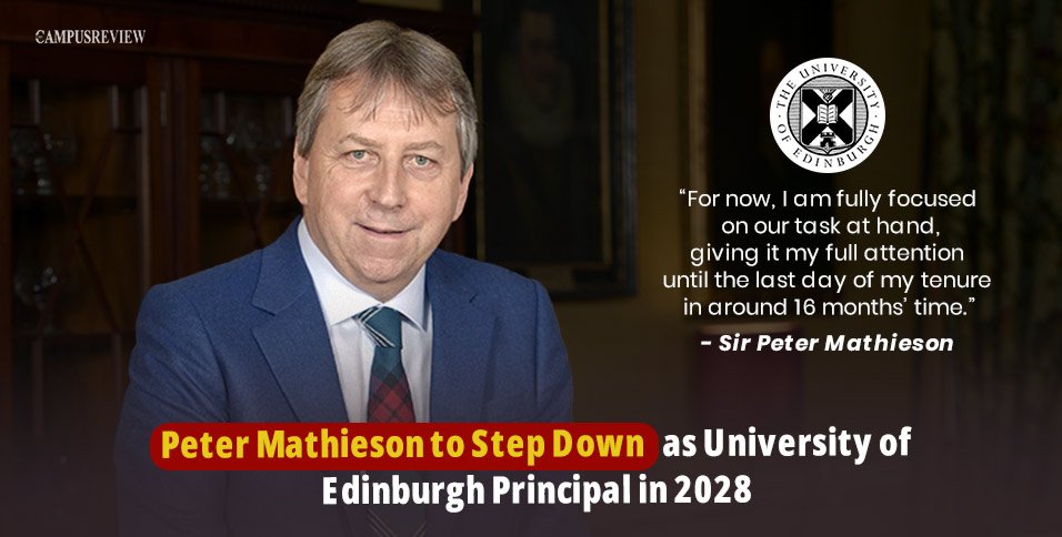 Peter Mathieson to Step Down as University of Edinburgh Principal in 2028